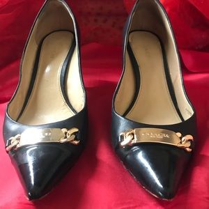 Ad: Vintage Coach All-Leather kitten heels